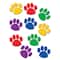 Teacher Created Resources® Colorful Paw Print Accents, 3 Packs of 30